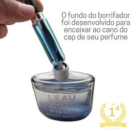 Unidades de Mini Frasco Portátil de Perfume - Recarregável com Borrifador Spray 5ml (Pague 1 e leve 3)