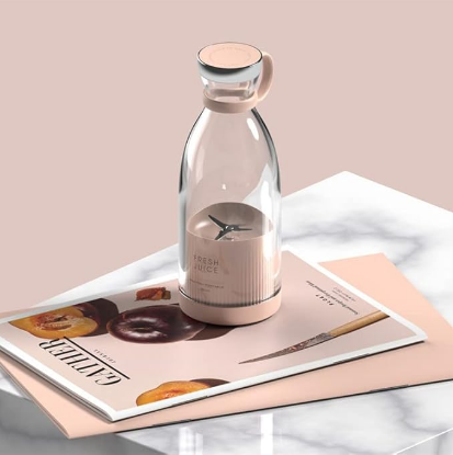 Mini licuadora de vaso portatil rosa