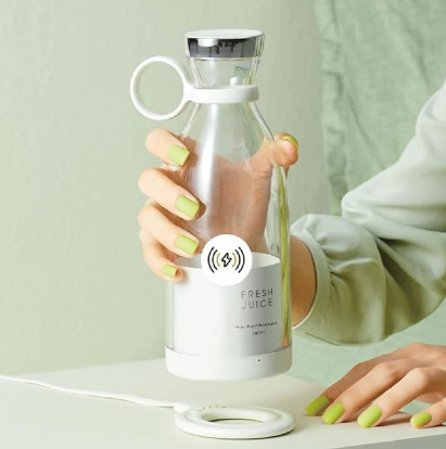 Mini licuadora de vaso portatil rosa