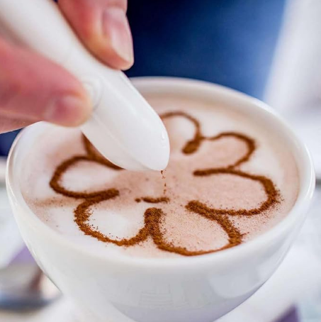 Maquina de café portatil eléctrico+Regalo Exclusivo Bolígrafo de decoracion eléctrico para café