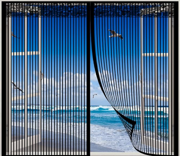 Malla magnetica antimosquitos para ventana