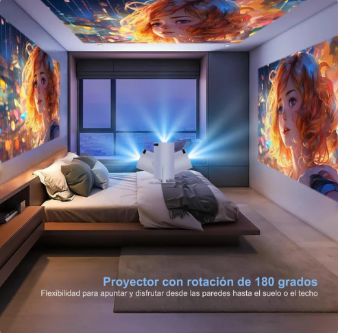 Proyector portátil ultra HD 4K