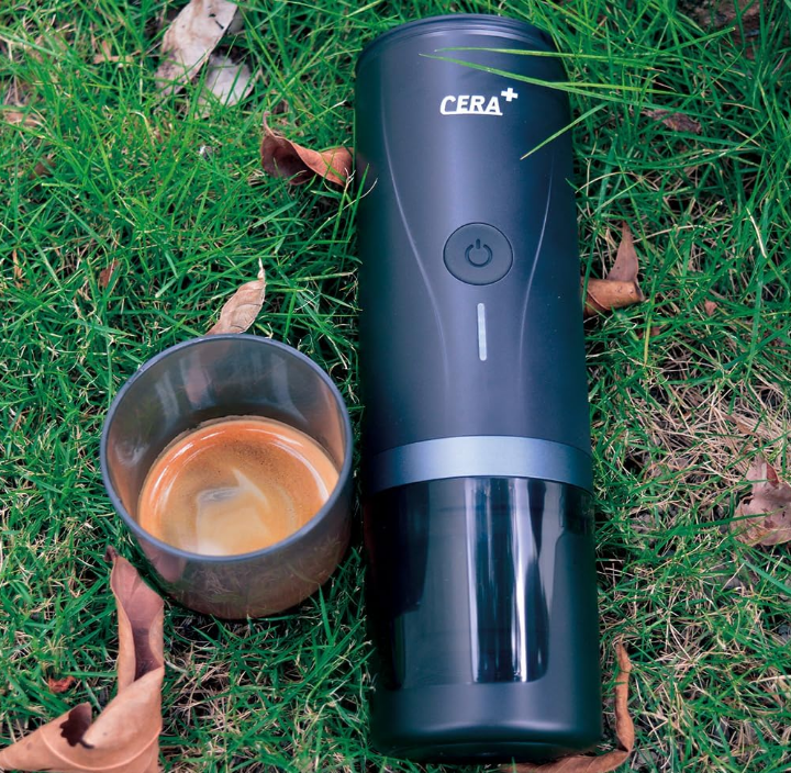 Maquina de café portatil eléctrico+Regalo Exclusivo Bolígrafo de decoracion eléctrico para café