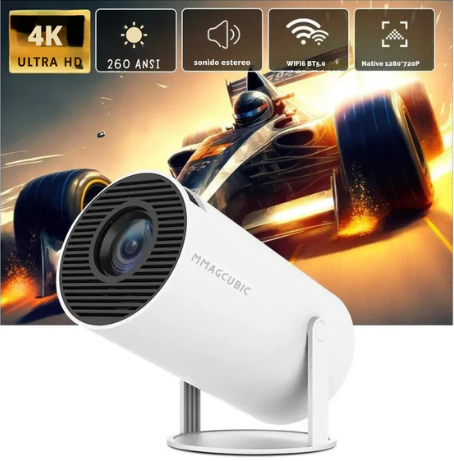 Proyector portátil ultra HD 4K